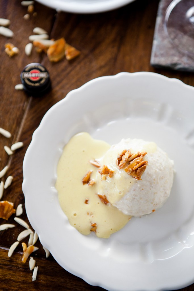 Mandel-Semifreddo mit Prosecco-Vanille-Zabaione - www.kuechenchaotin.de