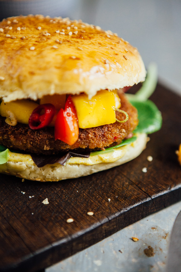 Thai-Burger mit Mango-Chutney-2
