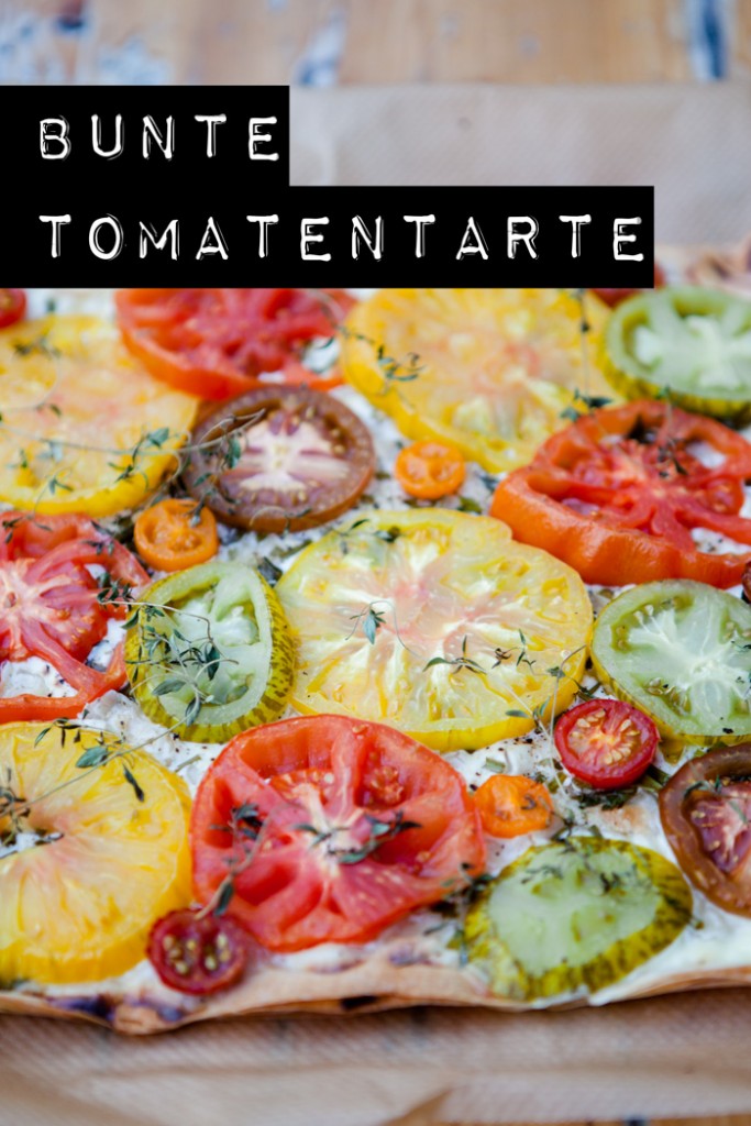 bunte Tomatentarte