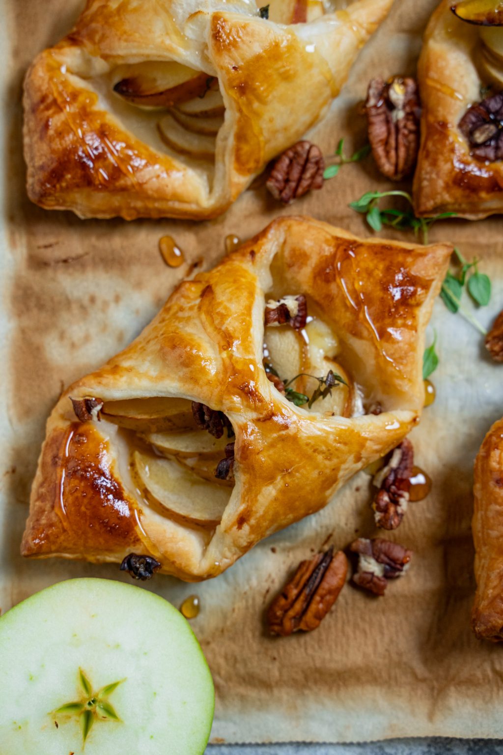 Apfel Brie Täschchen-Rezept - #ApfelBOOM - Kuechenchaotin