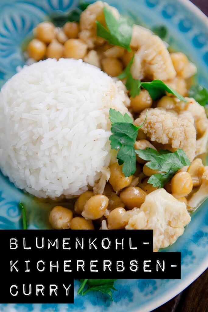 Blumenkohl-Kichererbsen-Curry - www.kuechenchaotin.de