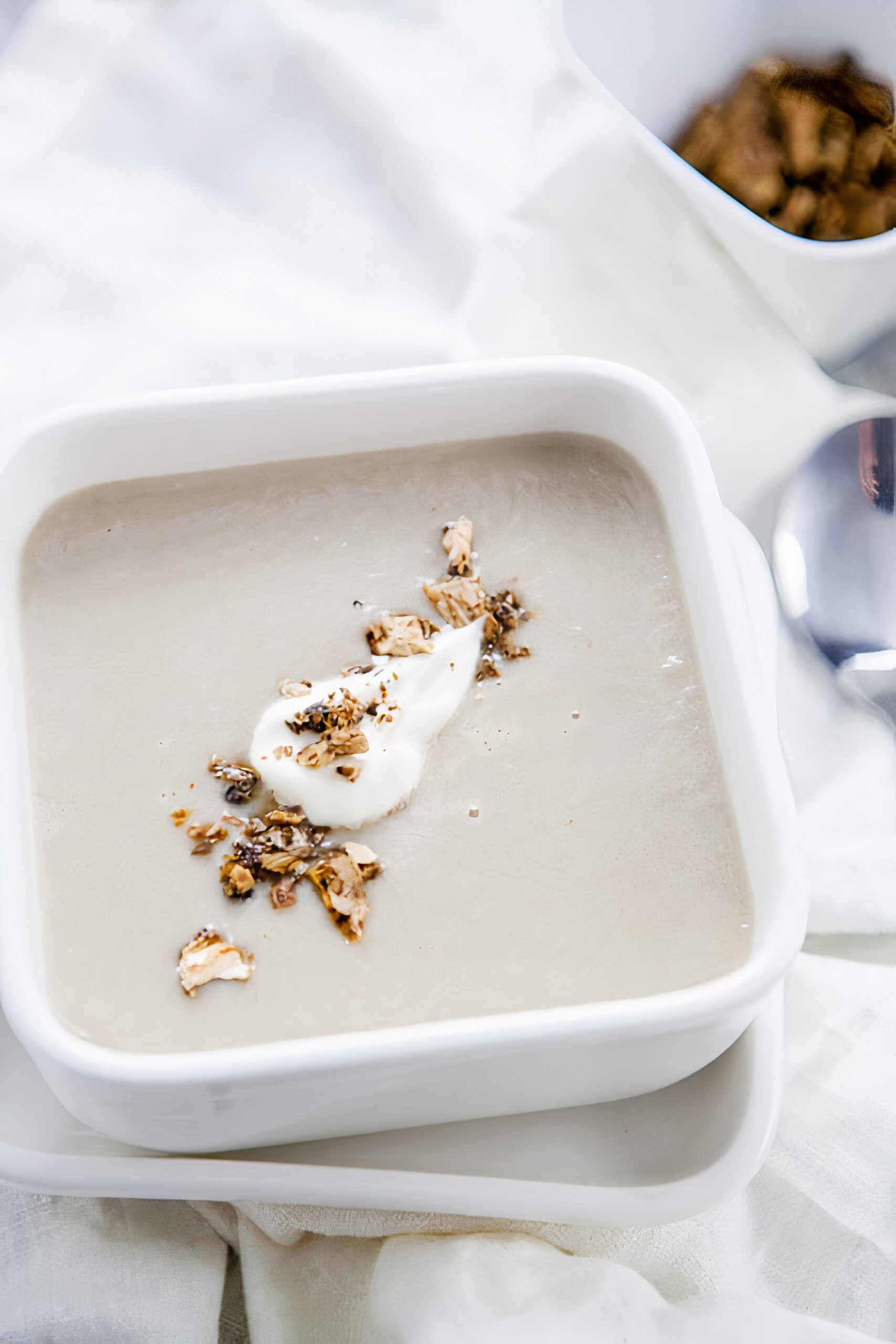 Champignoncremesuppe mit Steinpilz-Topping - www.kuechenchaotin.de