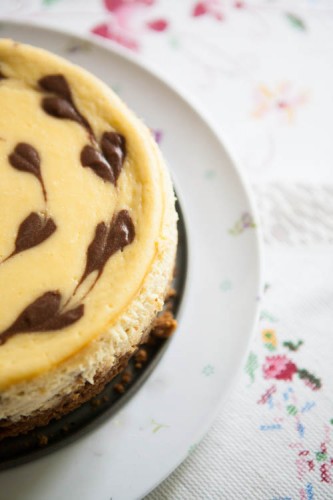 Chocolate Swirl Cheesecake nach Leila Lindholm - kuechenchaotin.de