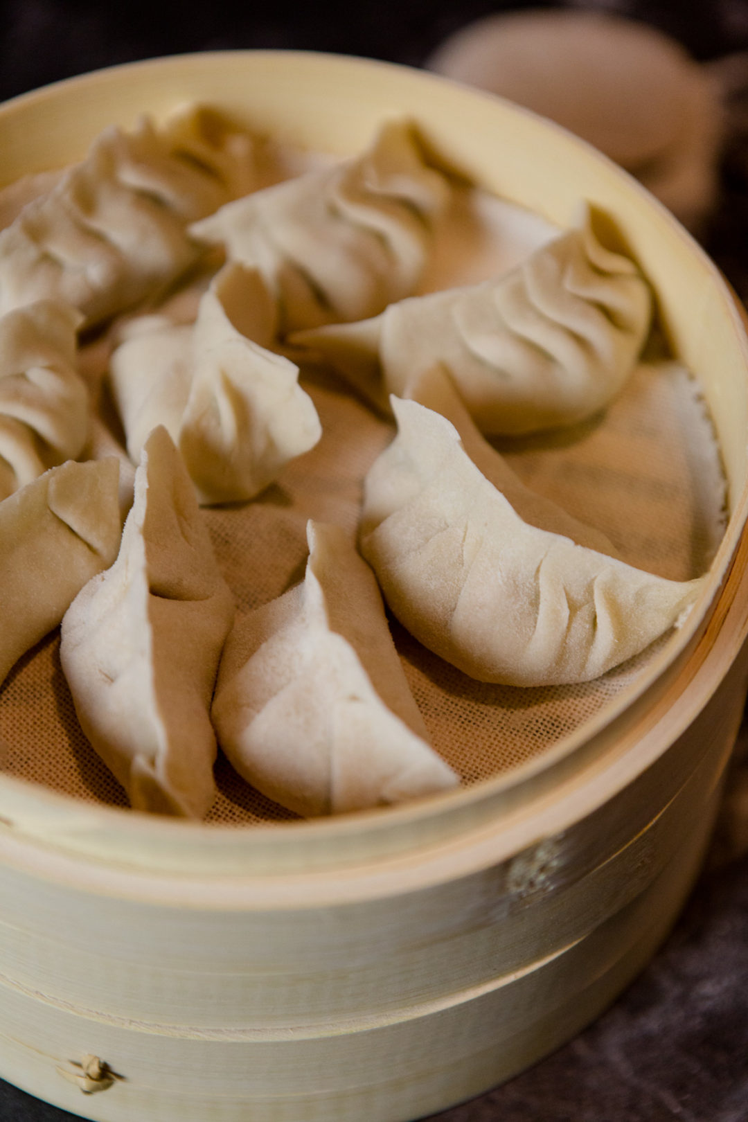 Dreierlei vegetarische Dumplings Dumplings dämpfen und füllen