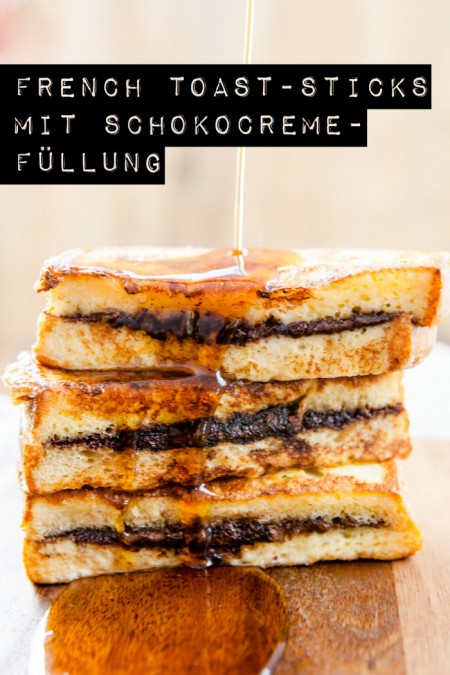 French Toast-Sticks mit Schokocremefüllung - www.kuechechaotin.de