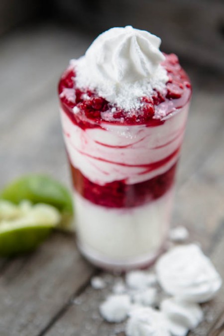 Griechischer Joghurt mit Himbeeren - Kuechenchaotin