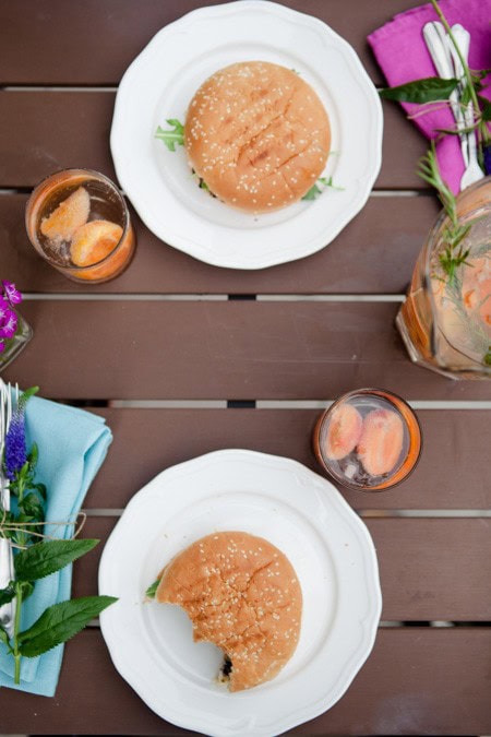 Grillfest - Pimp my Krauterbaguette und Burger mit schwarzen Bohnen-12