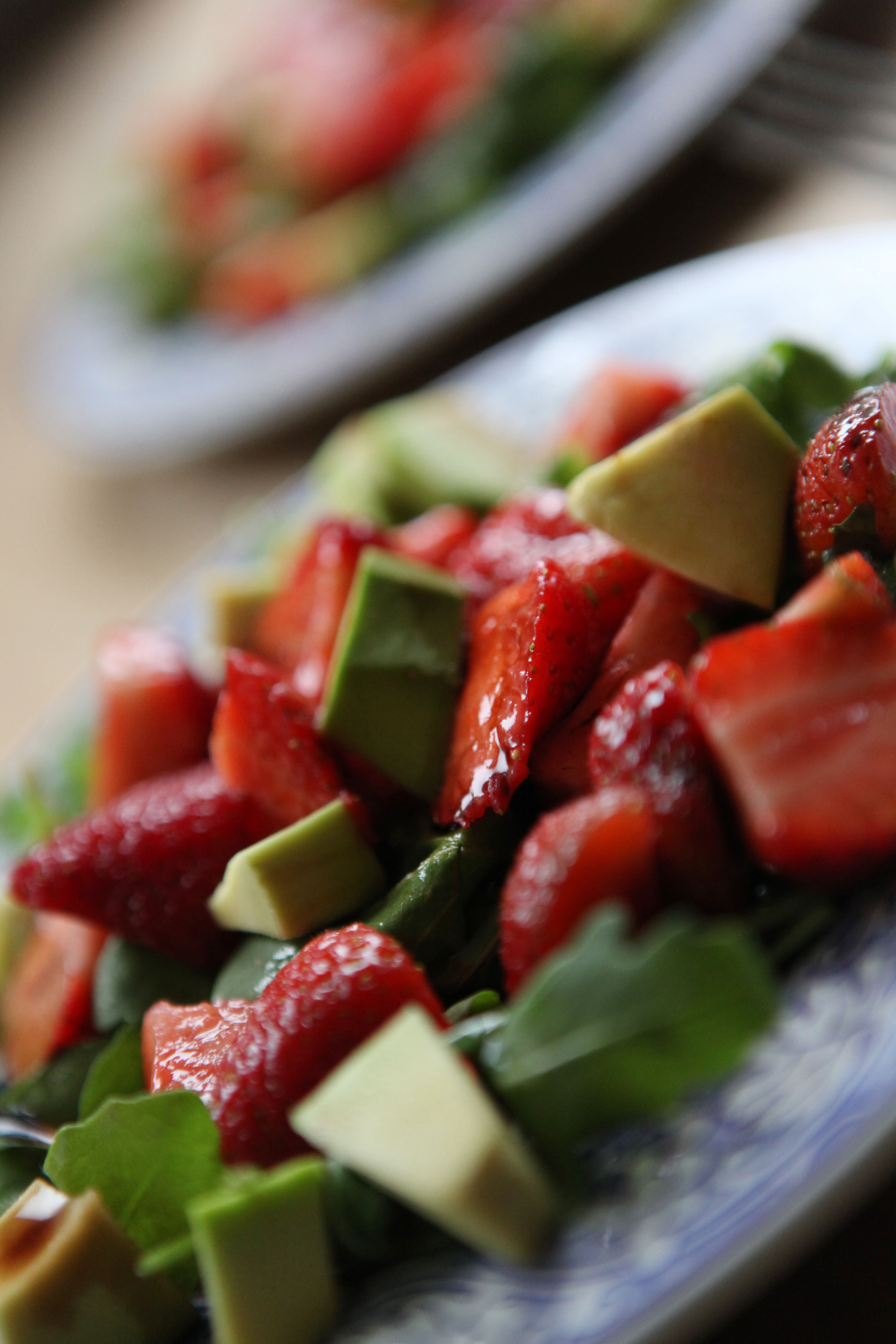 Erdbeer-Avocado-Salat - Kuechenchaotin