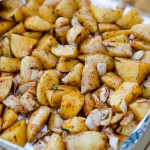 Knusprige Kartoffeln vom Grill - www.kuechenchaotin.de