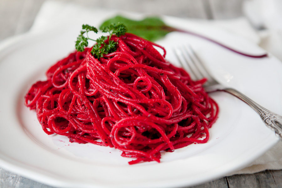 Pasta Mit Roter Bete Kulinarische Herbstliebe Kuechenchaotin