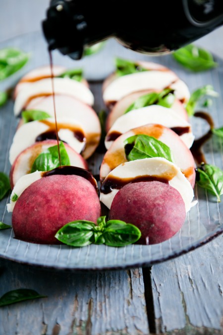 Pfirsich Caprese - Caprese mal anders - Kuechenchaotin