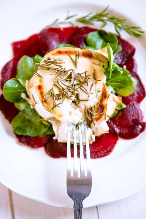 Rote Bete Carpaccio Mit Gratiniertem Ziegenkase Rote Bete Rebellion Kuechenchaotin