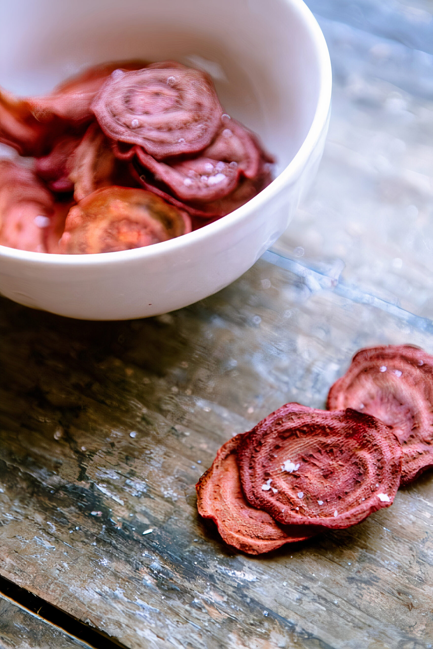 Rote Bete-Chips - www.kuechenchaotin.de