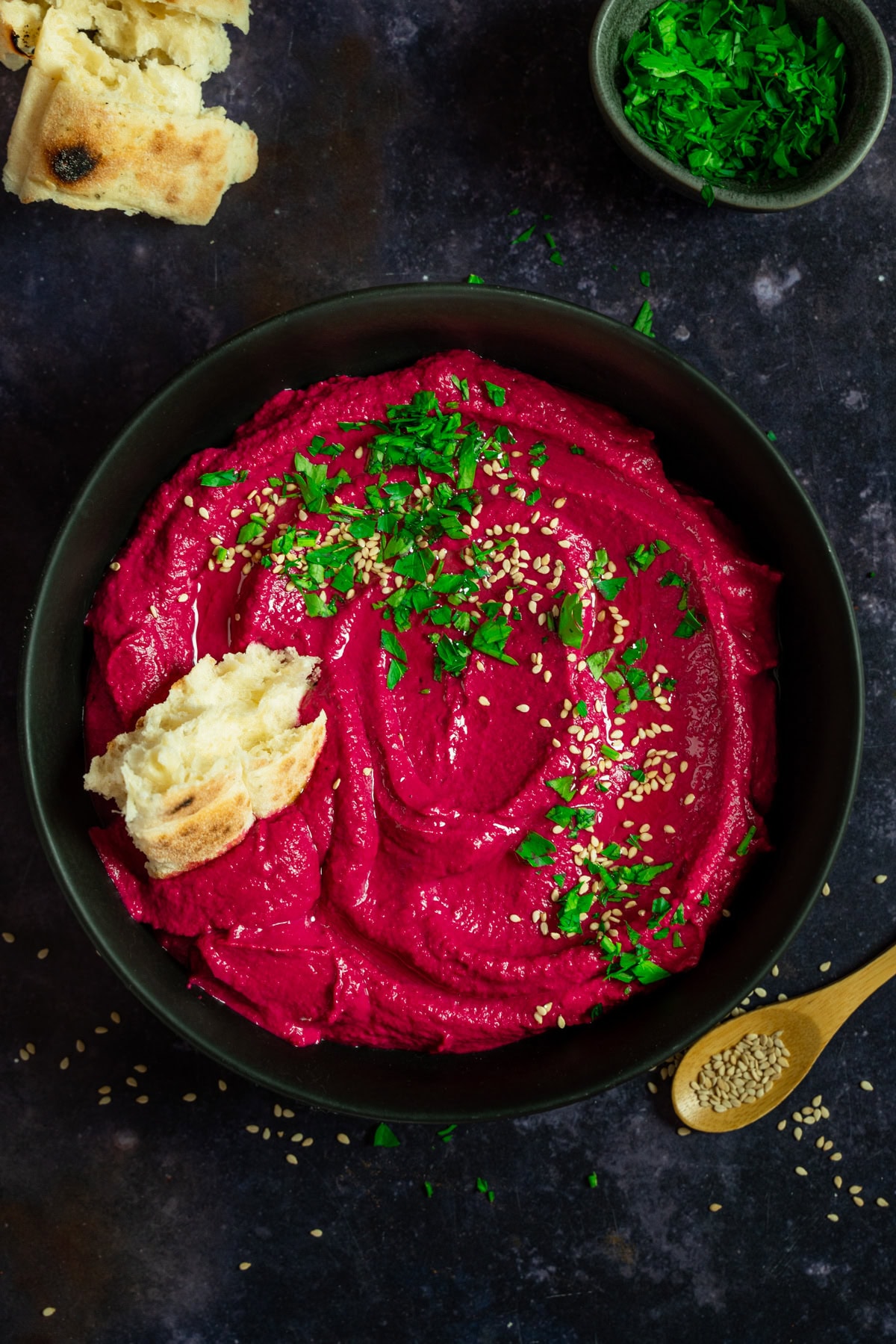 Cremiger Rote Bete Hummus