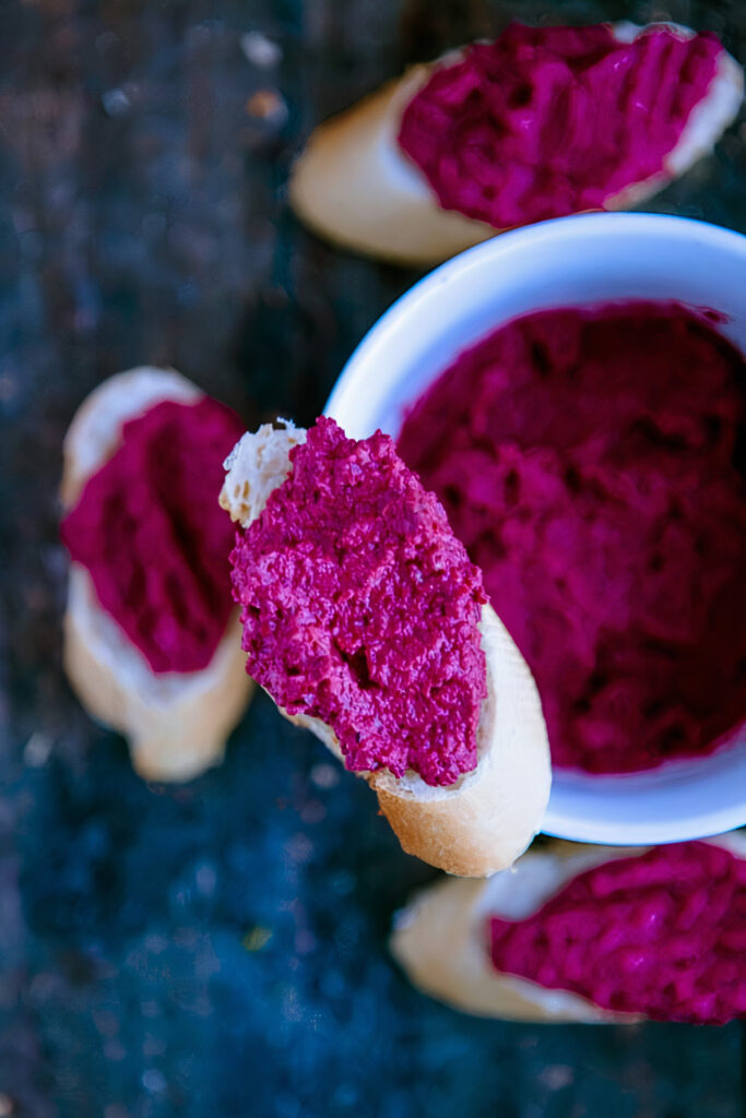 Rote Bete-Sonnenblumenkern-Aufstrich - www.kuechenchaotin.de