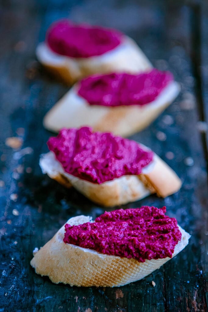 Rote Bete-Sonnenblumenkern-Aufstrich - www.kuechenchaotin.de