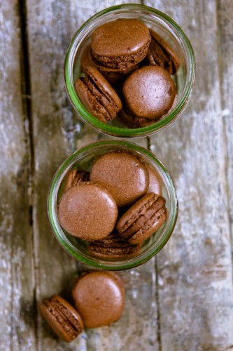 Schokoladen-Macarons mit Schoko-Orangen-Creme - Post aus meiner Küche 4 ...