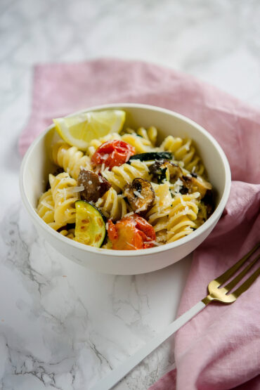 Sommerpasta mit Grillgemüse - www.kuechenchaotin.de
