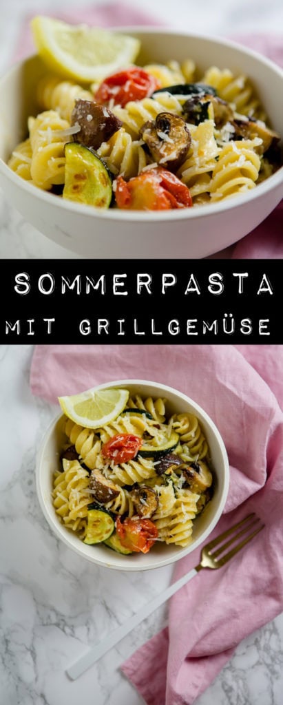 Sommerpasta mit Grillgemüse - www.kuechenchaotin.de