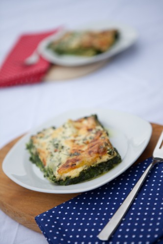 Spinatlasagne mit Gorgonzola - echtes Soulfood!