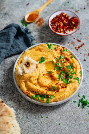Cremiger Süßkartoffel Hummus