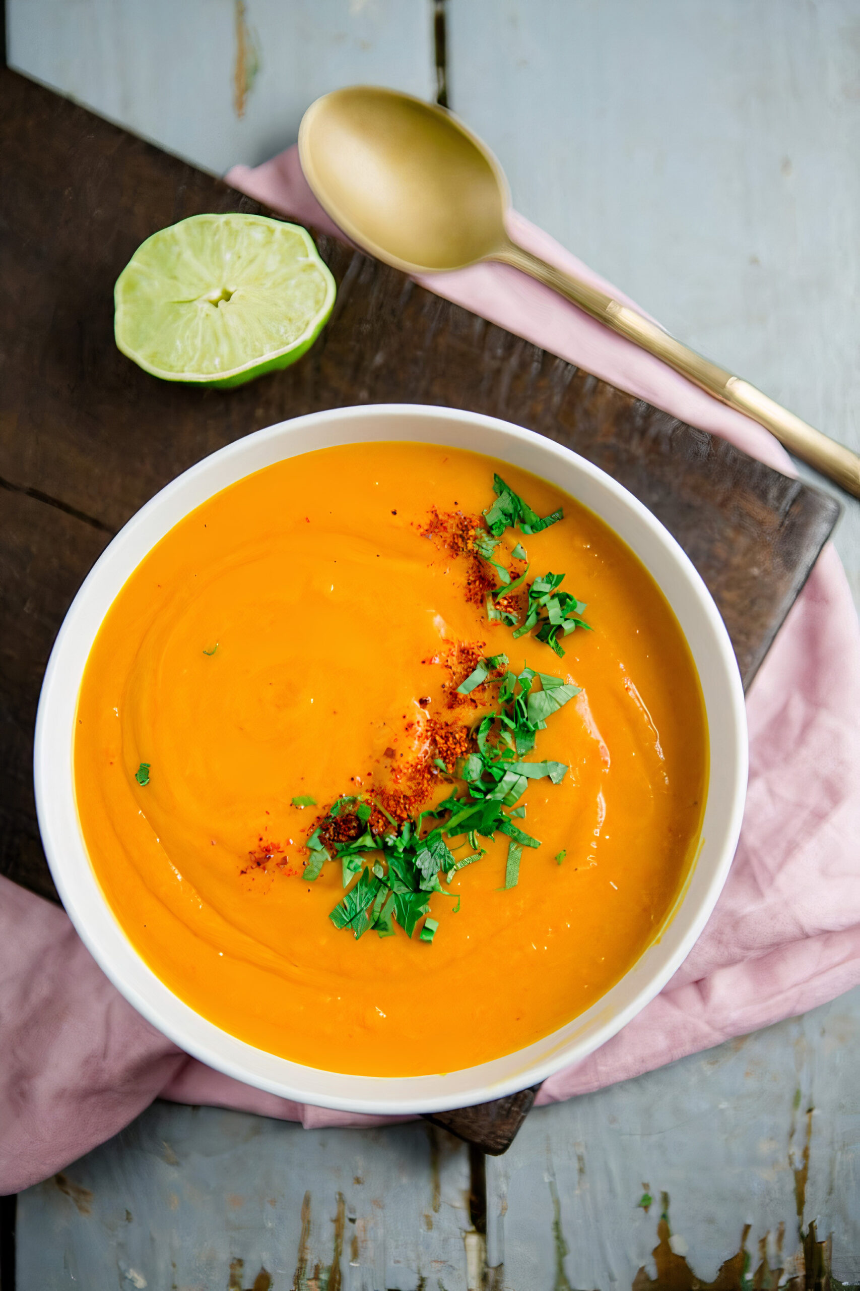 Thai Curry Kürbis-Suppe - www.kuechenchaotin.de