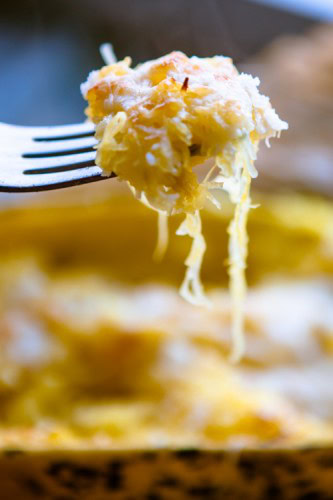 Überbackener Spaghettikürbis - kuechenchaotin.de