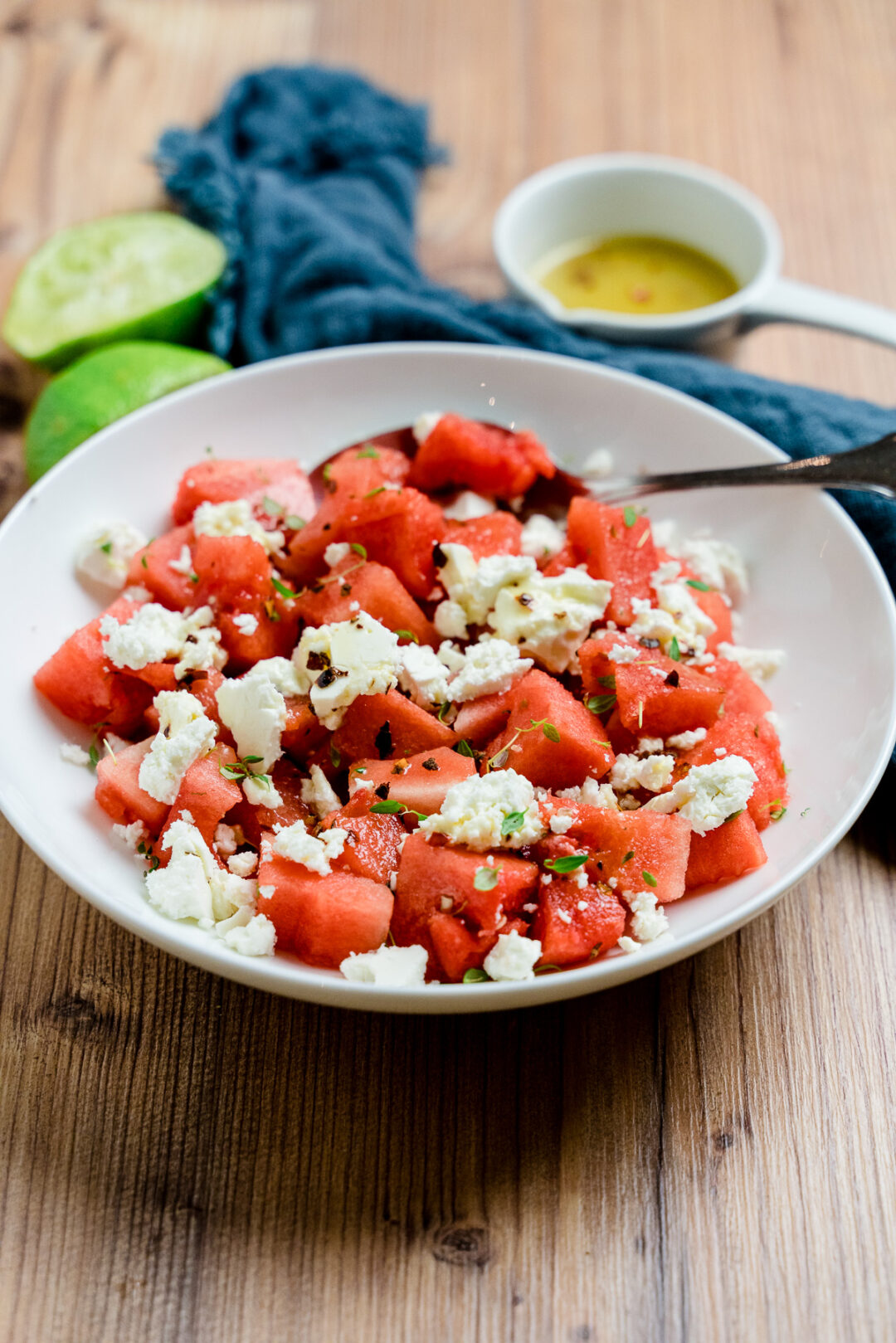 Wassermelonen-Feta-Salat - meine neue Sommersalat-Liebe - Kuechenchaotin