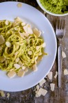 glutenfreie Pasta mit Broccoli-Mandel-Pesto