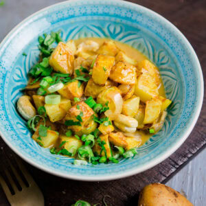 Thailändisch angehauchtes Curry mit Kartoffeln - www.kuechenchaotin.de